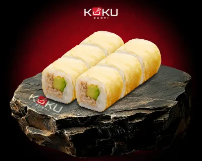 Egg roll saumon grillé avocat