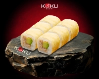 Egg roll saumon grillé avocat