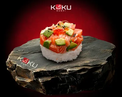 Tartare saumon avocat sauce mayonaise