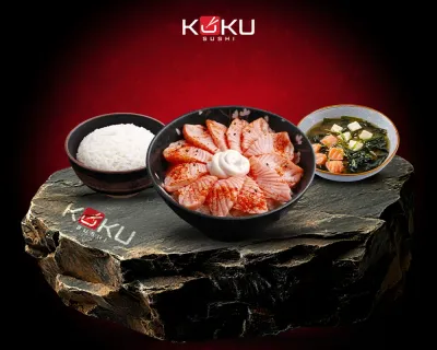 Menu CHIRACHI Tataki saumon cheese épicé