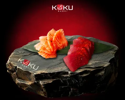 Sashimi Saumon Et Thon épicé (10 pièces)