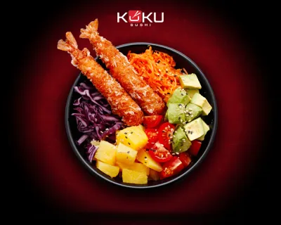 POKÉ CREVETTES TEMPURA